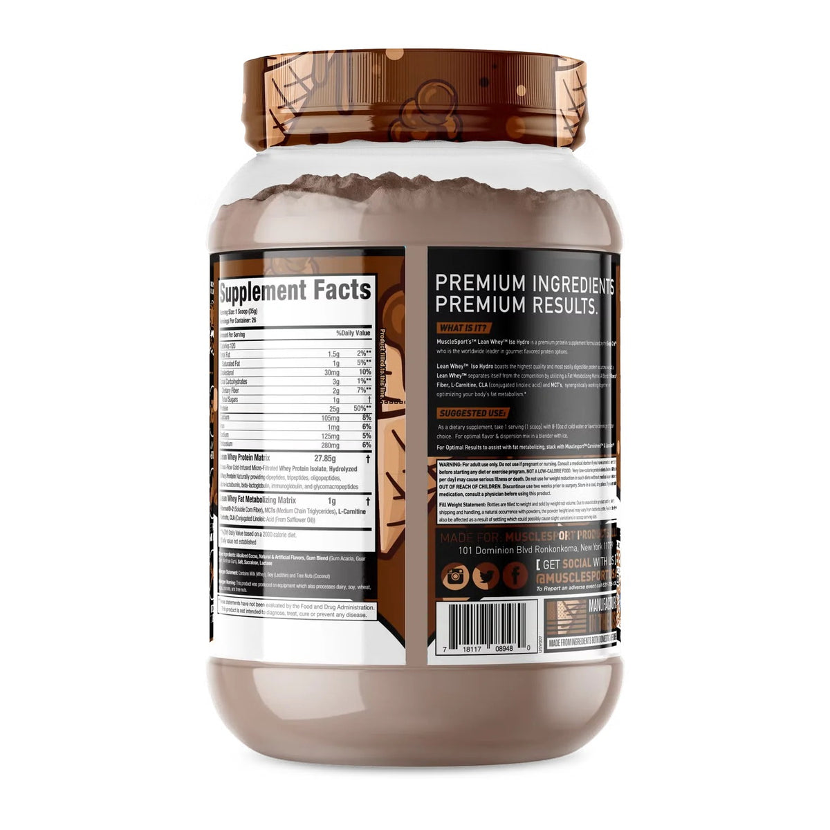 Lean Whey® Iso Hydro Protein 2lb - Standard