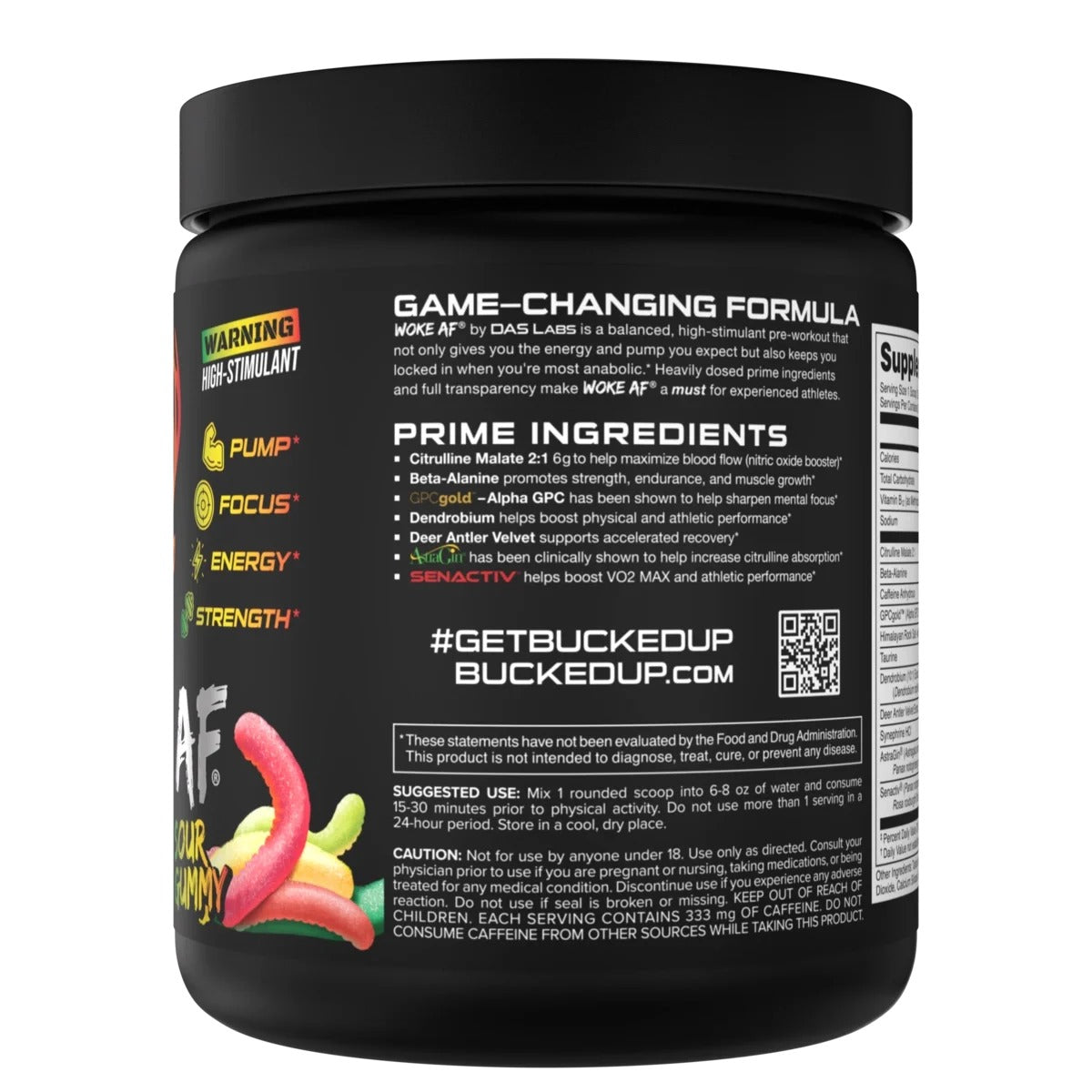 Woke AF - High Stimulant Pre-Workout