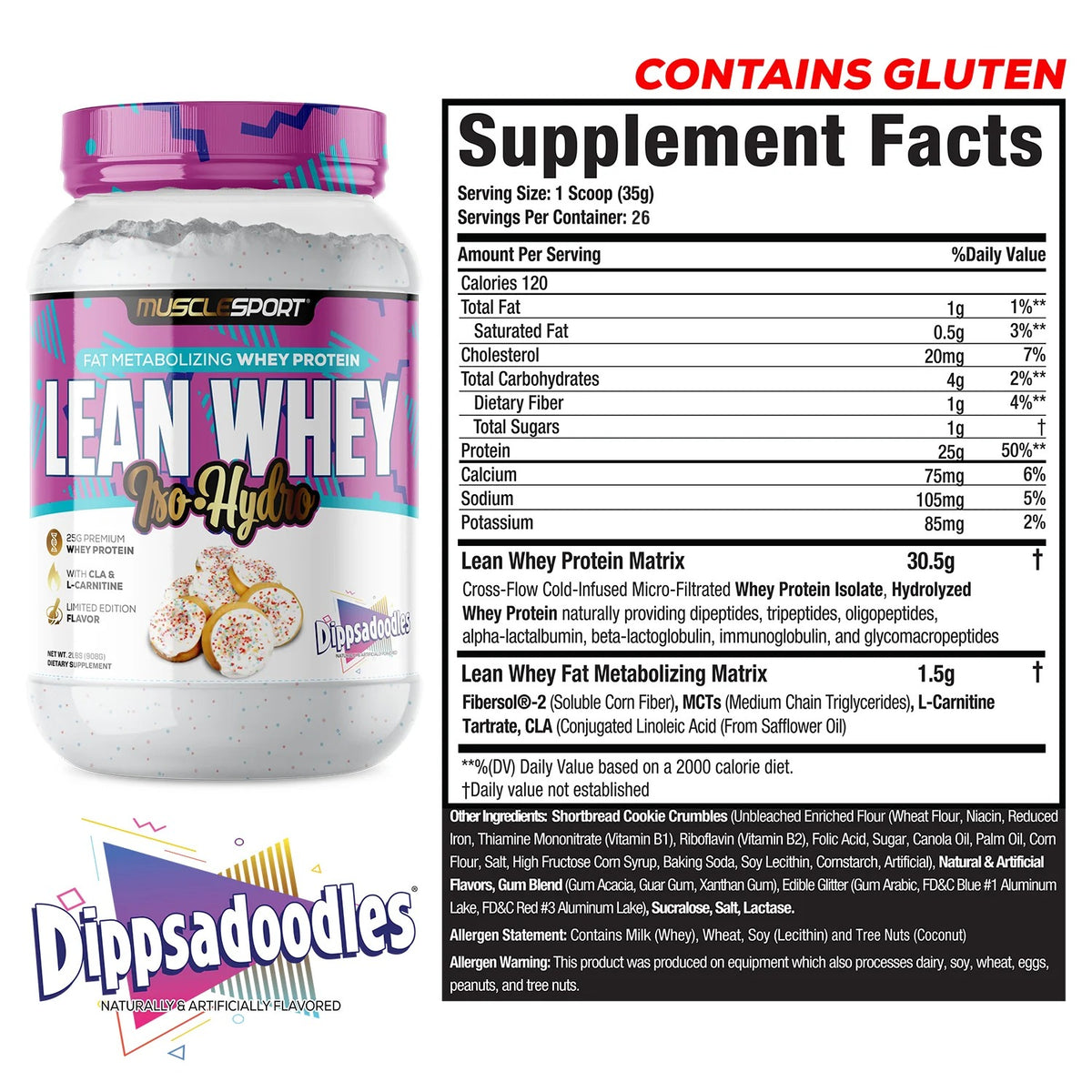 Lean Whey® Iso Hydro Protein 2lb - Standard