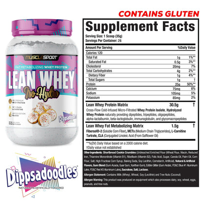Lean Whey® Iso Hydro Protein 2lb - Standard