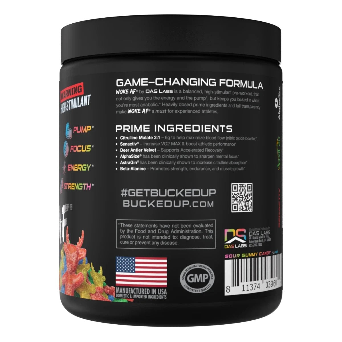 Woke AF - High Stimulant Pre-Workout