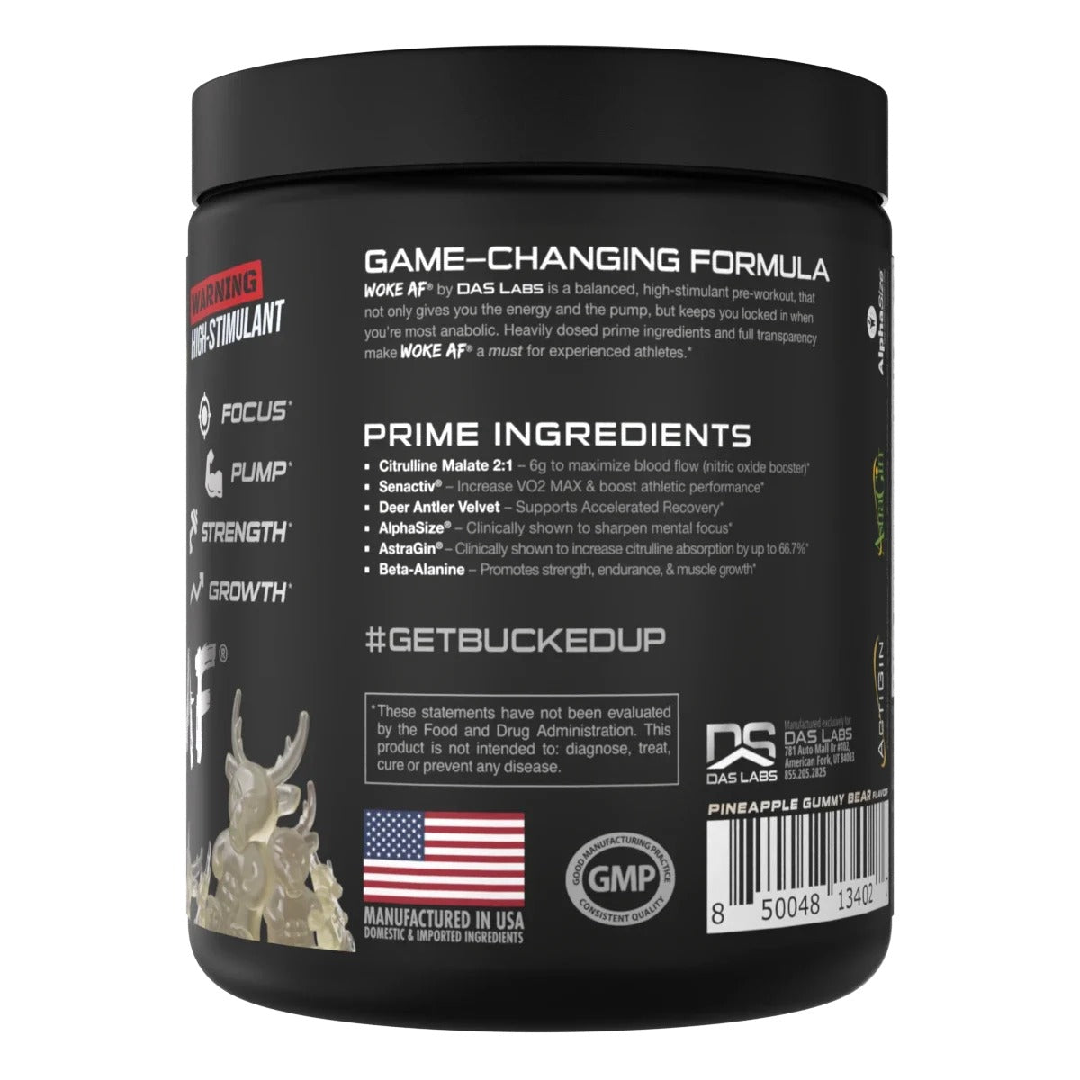 Woke AF - High Stimulant Pre-Workout
