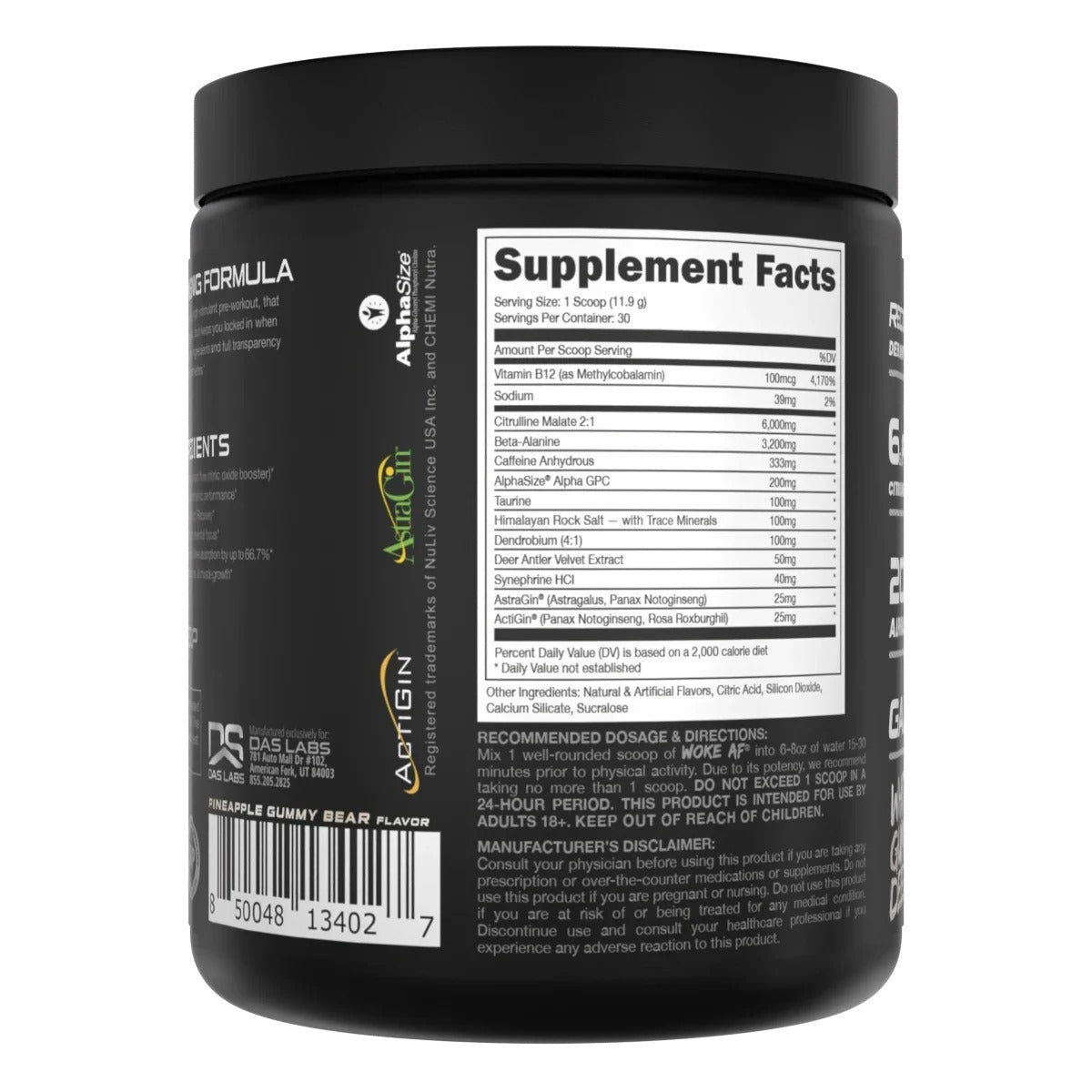 Woke AF - High Stimulant Pre-Workout