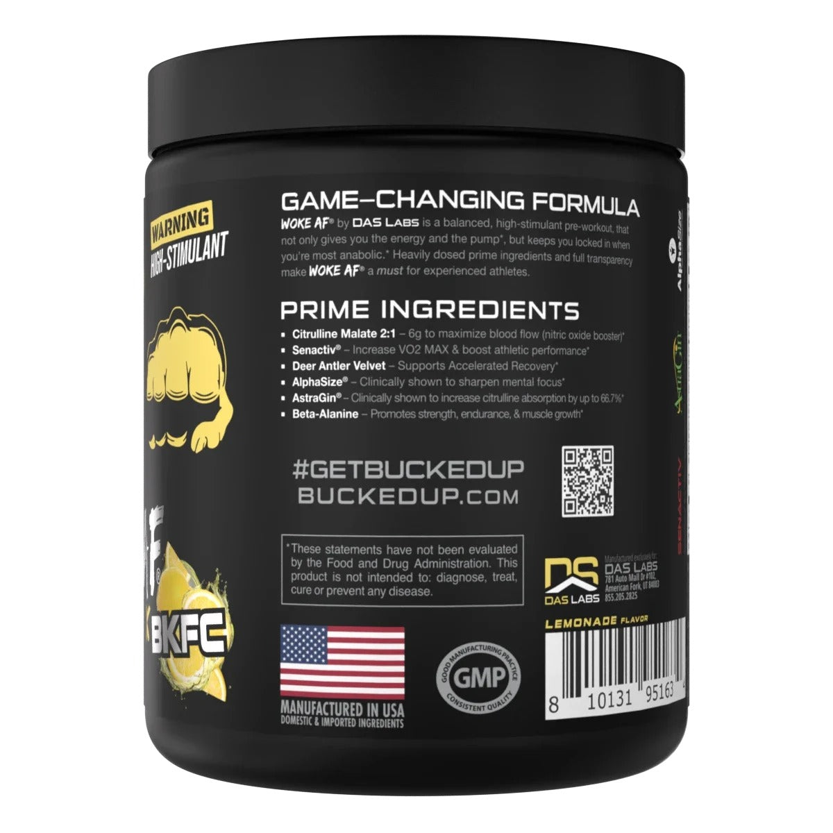 Woke AF - High Stimulant Pre-Workout