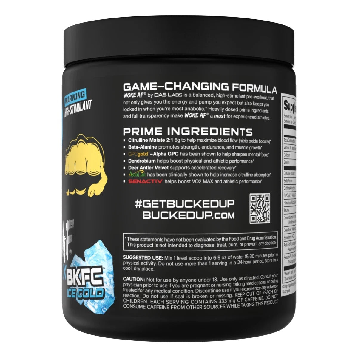Woke AF - High Stimulant Pre-Workout