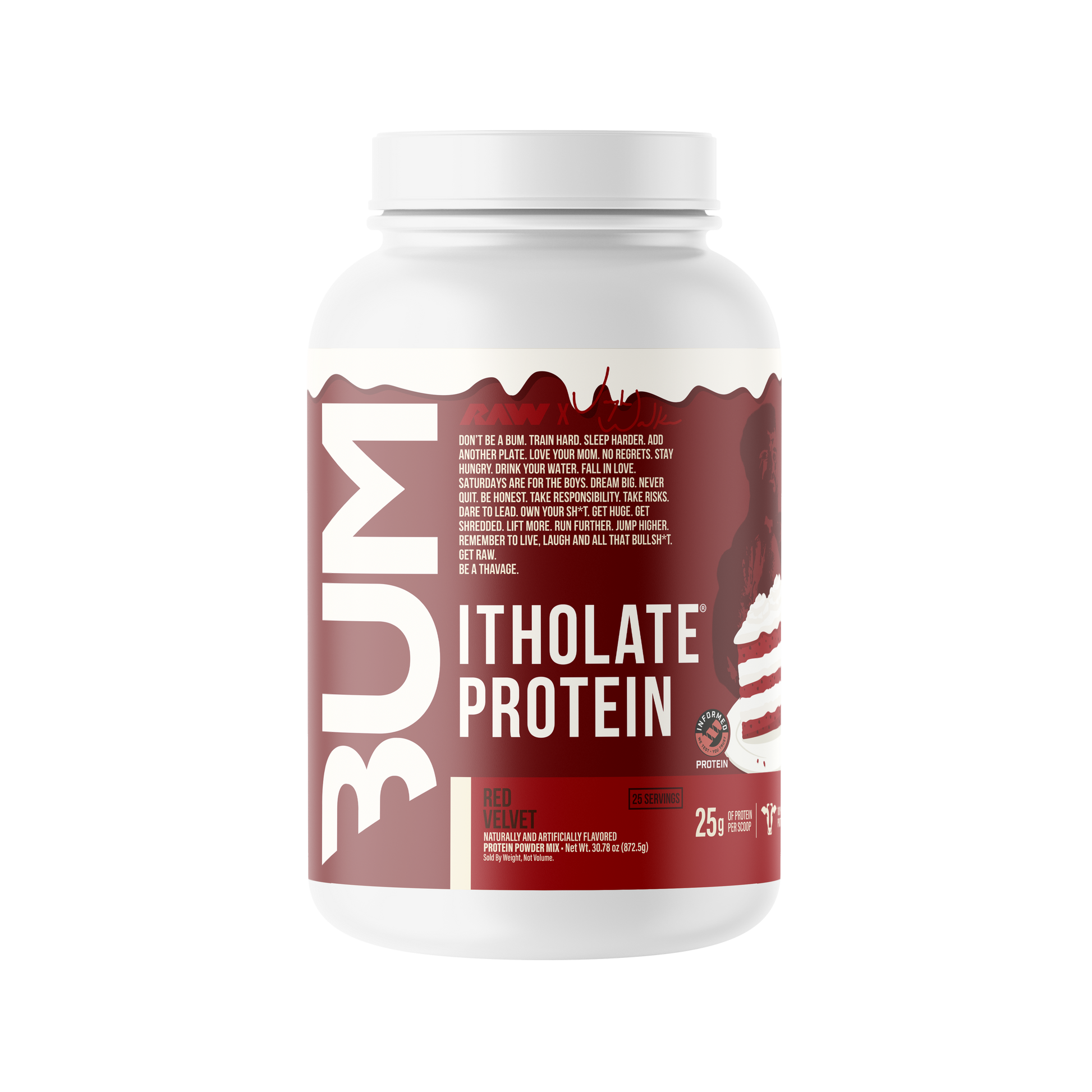RAW Nutrition BUM Itholate Protein - Red Velvet