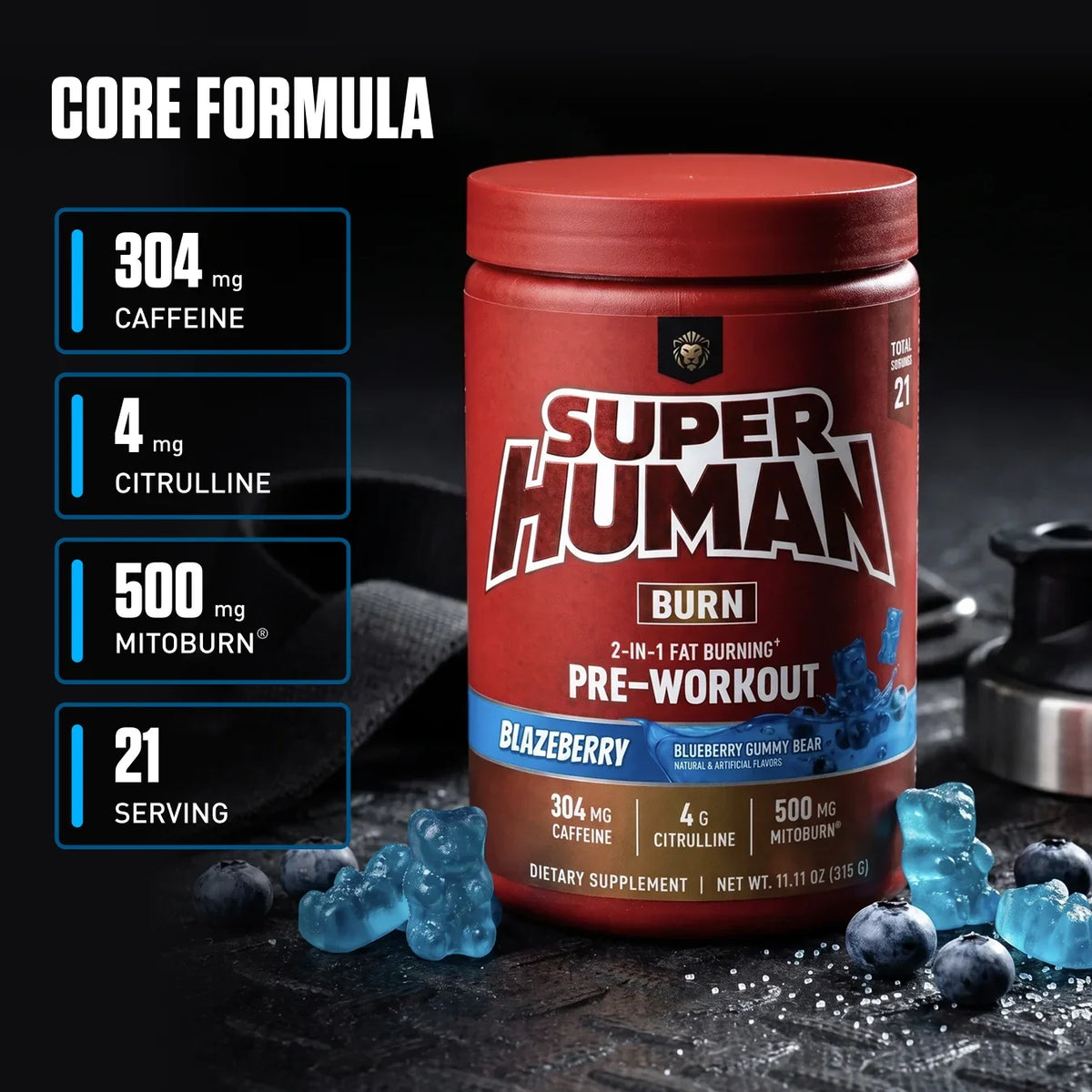 SUPERHUMAN® Burn - Alpha Lion