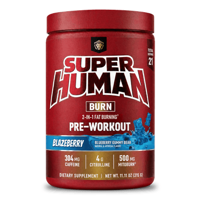 SUPERHUMAN® Burn Blazeberry (Blueberry Gummy Bear) - Alpha Lion