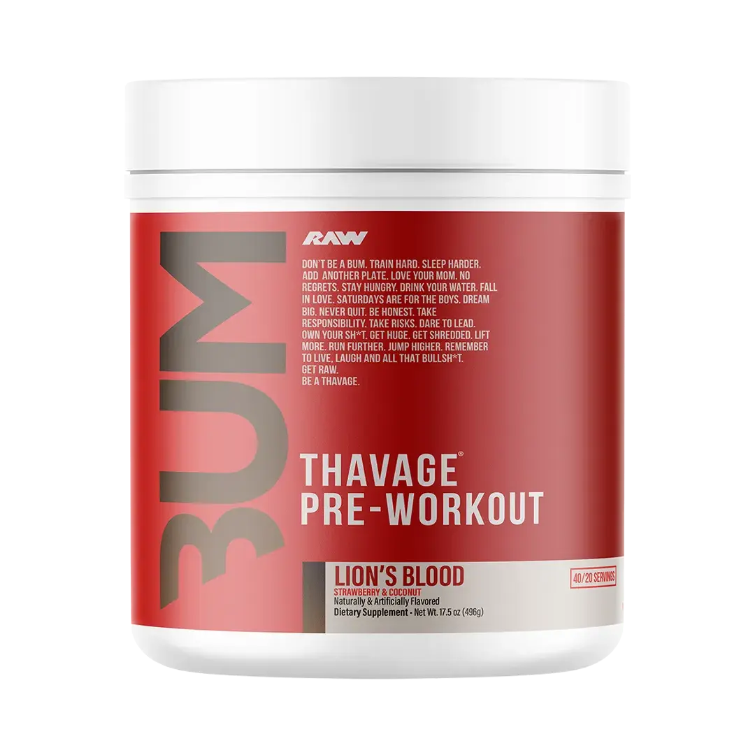 Thavage Pre-Workout Supplement for extreme focus and powerful pumps. Image 17 of 35.