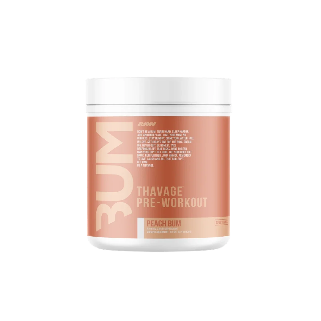 Thavage Pre-Workout supplement for intense focus, massive pump, and peak performance. Image 13 of 35.