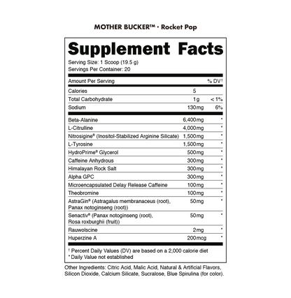 Mother Bucker Pre-Workout